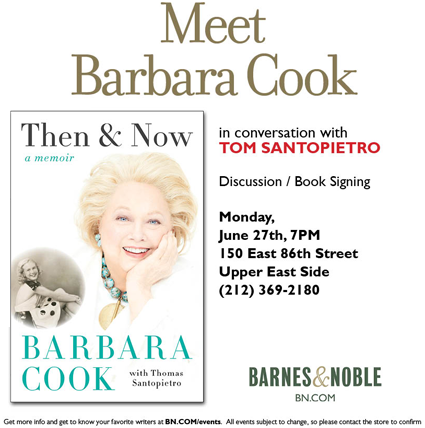 Barbara Cook Then & Now at Barnes and Noble